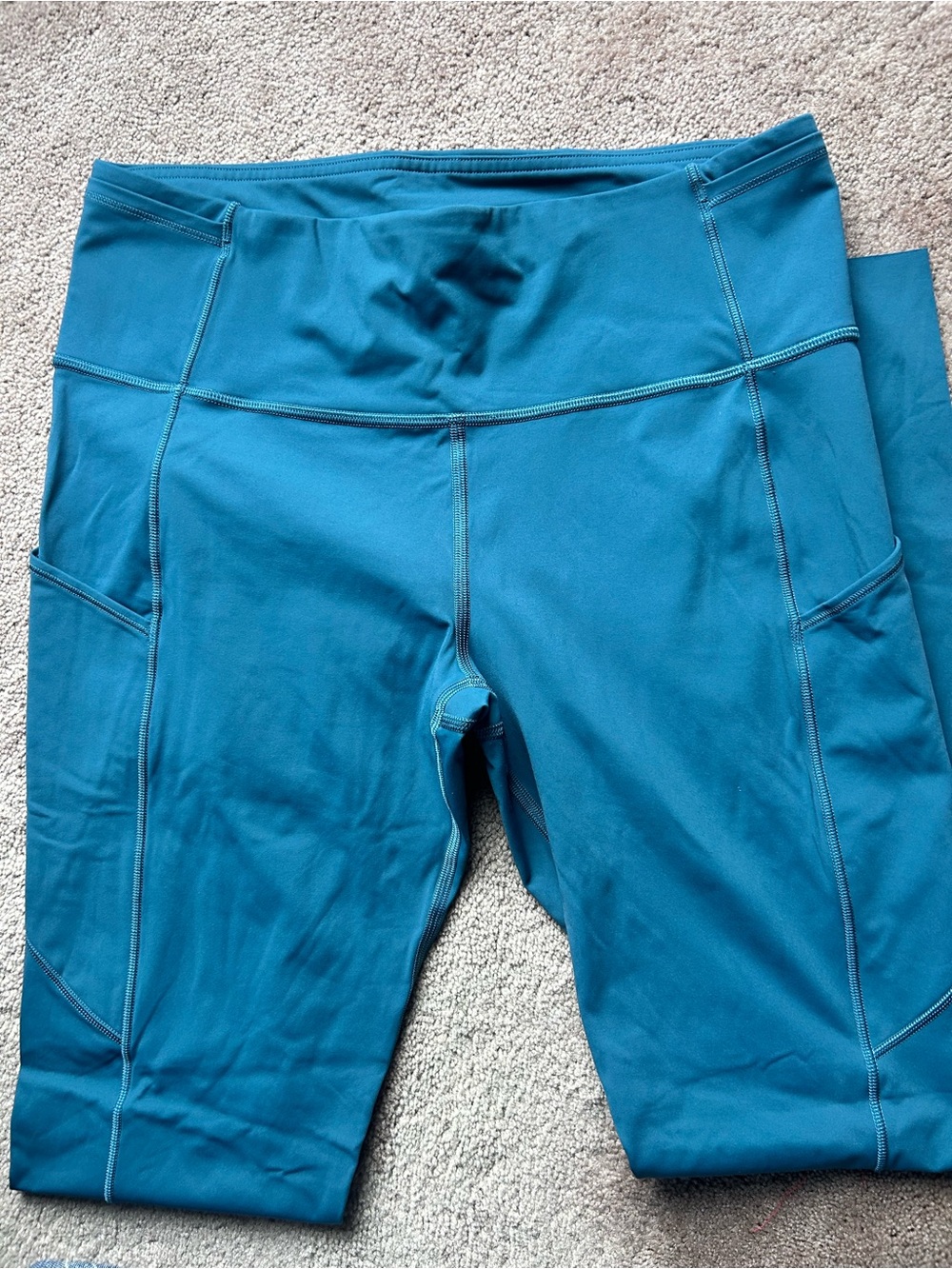 lululemon athletica Teal High-Rise Pocket Leggings